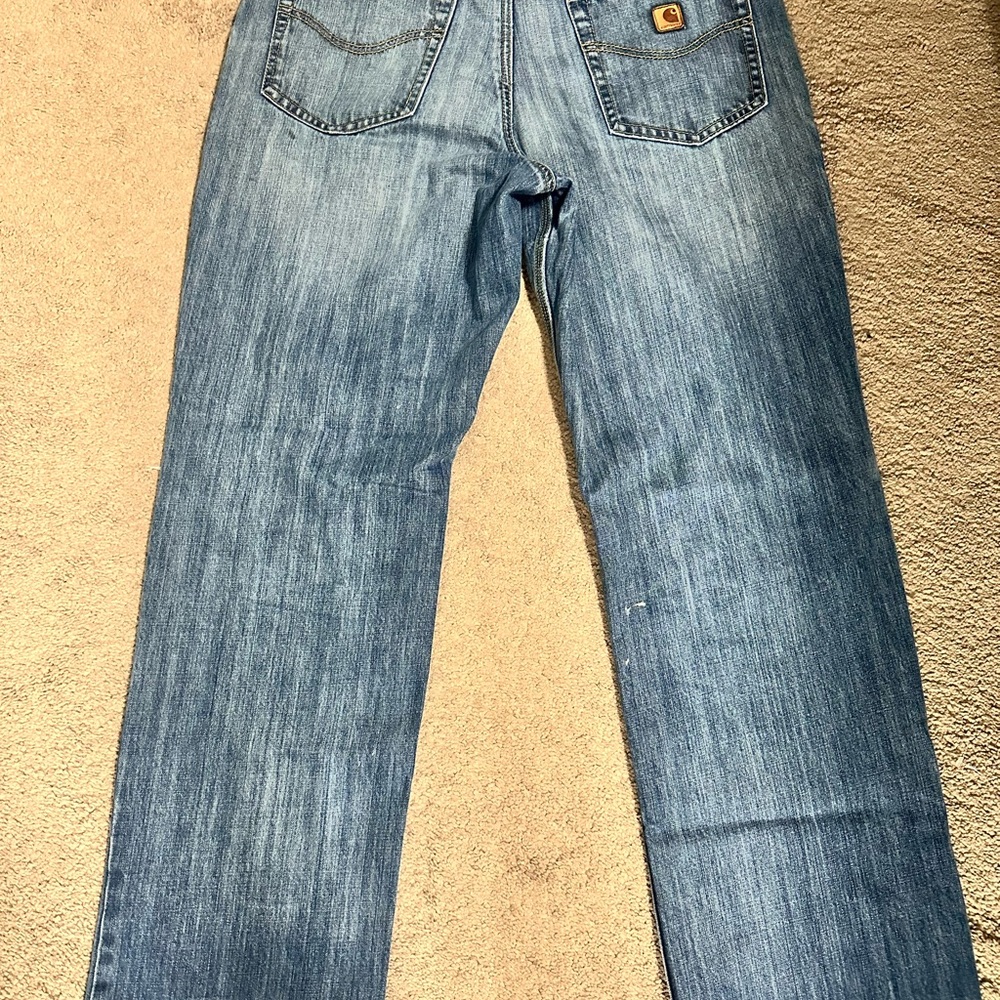 Carhartt Men's Denim Straight Jeans